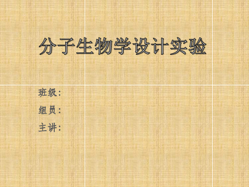 分子生物学实验设计 蚕豆病 G6PD 临床诊断 医学生 生化代谢 实验室检查结果 遗传病 本科生