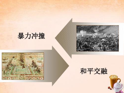 九年级历史上册 第7课 东西方文化交流的使者课件 新人教版