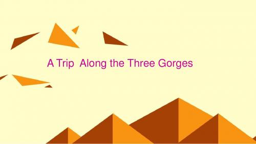 高中英语外研版 必修4  Module 5 A Trip Along the Three Gorges reading 课件1(共8张PPT)