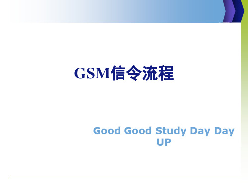 GSM信令流程简单明了