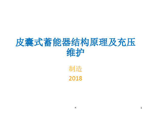 皮囊式蓄能器结构原理及维护