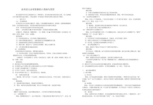 高考语文必须掌握的六类病句类型