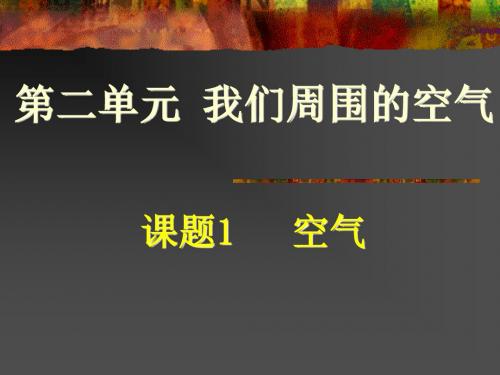 【初中化学】空气PPT课件25 人教版