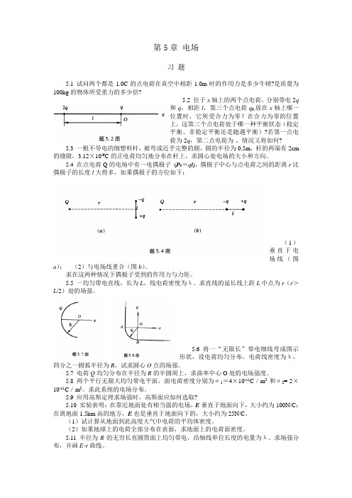 第5章 电场习题