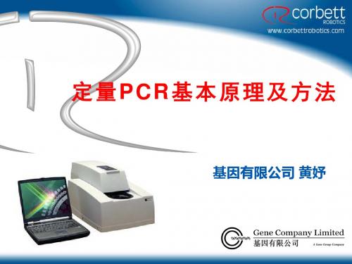 定量PCR基本原理及方法-PPT精品文档