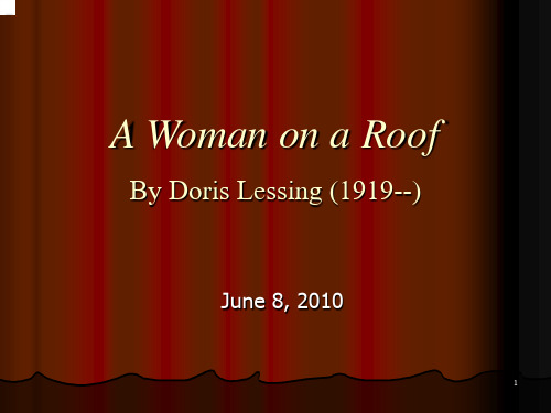 《A-Woman-on-a-Roof》point-of-view