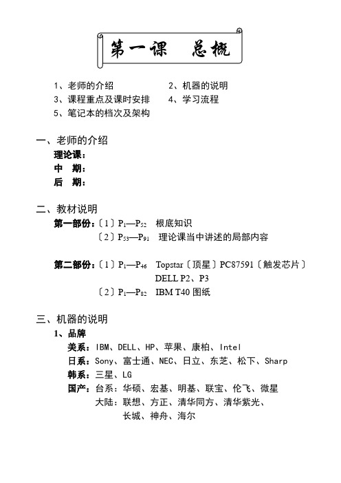 《笔记本》维修从入门到实践笔记本维修教程