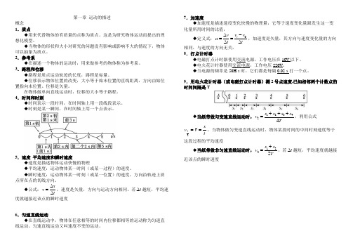 精编高中物理学业水平考试必背公式