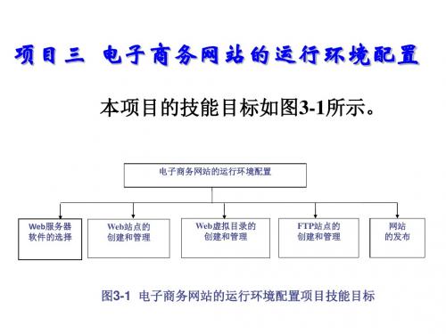 电子商务网站设计与建设项目三  电子商务网站的运行环境配置