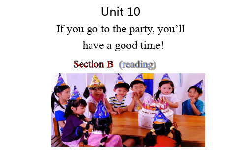 人教版初中英语八年级上册Unit10 Section B  (reading)