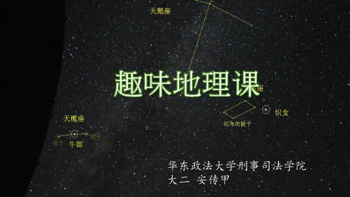 趣味地理课 八大行星