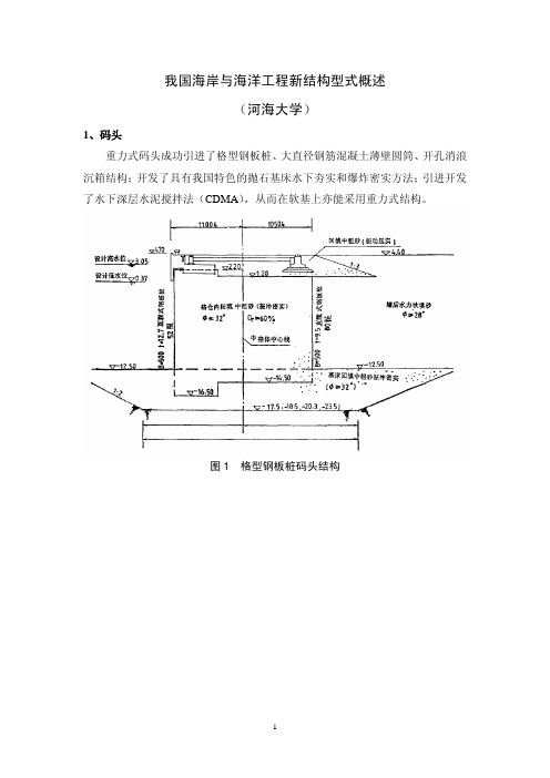 我国海岸与海洋工程新结构型式概述(河海大学)