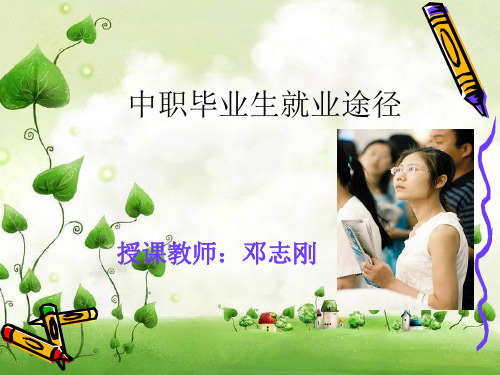 中职毕业生就业途径