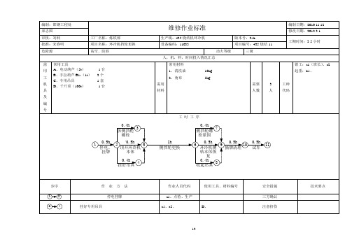 环冷机机侧挡轮更换