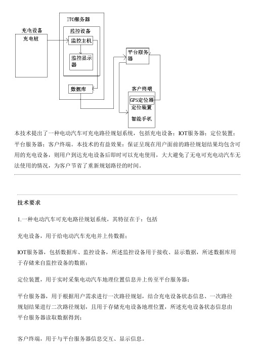 电动汽车可充电路径规划系统及其使用方法与制作流程