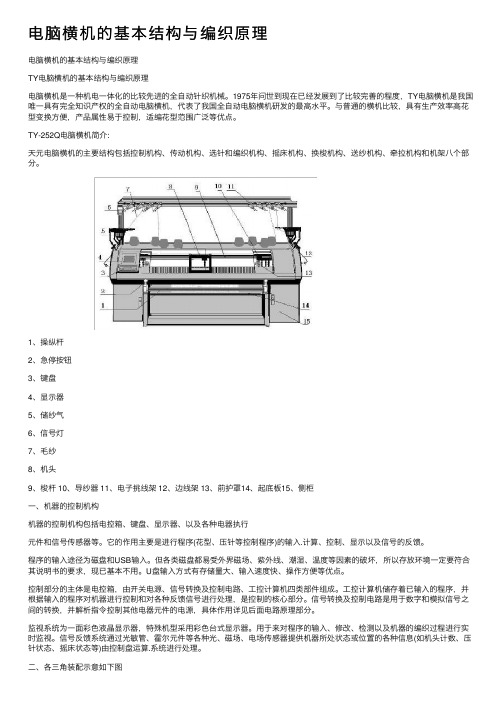 电脑横机的基本结构与编织原理