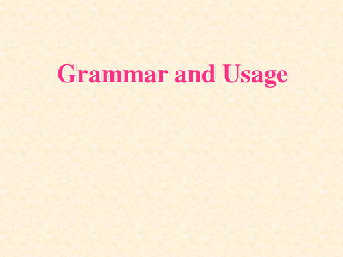 牛津高二英语模块五Unit1Grammar