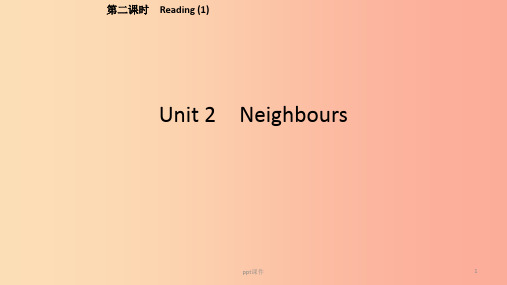 2019春七年级英语下册Unit2Neighbours第2课时Reading1课件新版牛津版