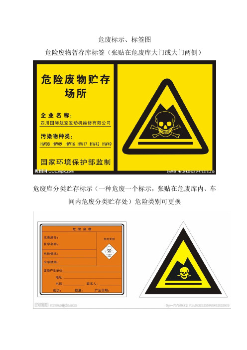 危废标示图 (1)