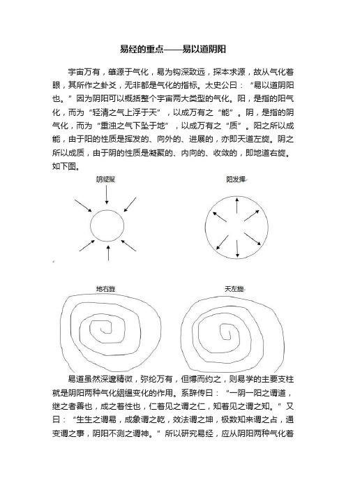 易经的重点——易以道阴阳