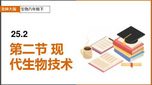 初中生物北师大版八年级下册《2 现代生物技术教学》课件