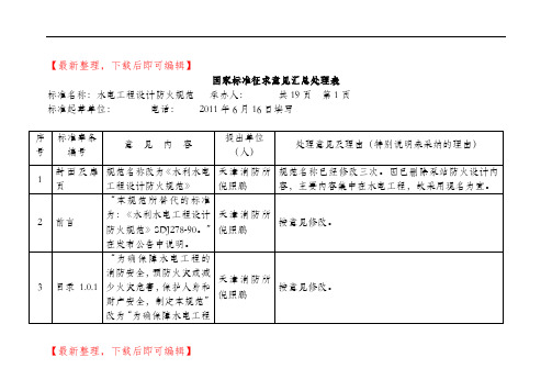 国家标准征求意见汇总处理表(精品资料).doc