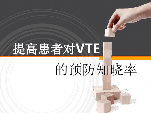 深静脉血栓品管圈 ppt课件