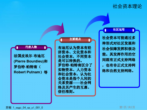 社会资本理论