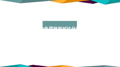 中外园林的对比分析 ppt课件