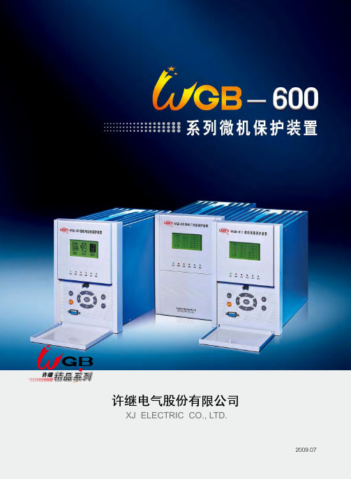 WGB-600系列选型说明书2009.07