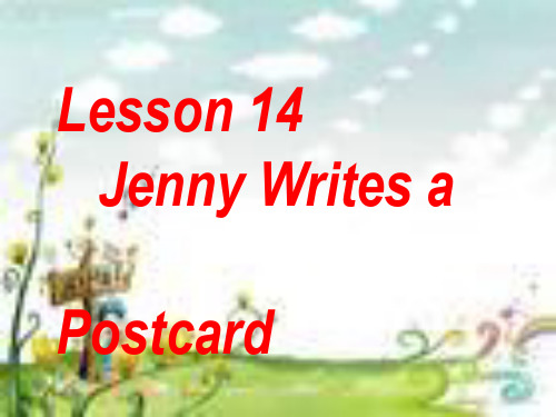 五年级英语下册课件-Lesson 14 Jenny Writes a Postcard（85）-冀教版