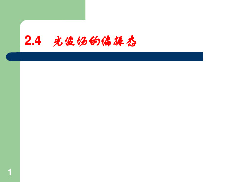 第2章2_4偏振光与应用(课堂PPT)