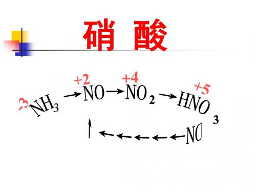 人教版高三化学复习课件：《硝酸》