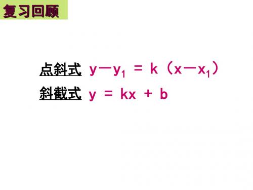 高一数学直线的两点式方程(新2019)