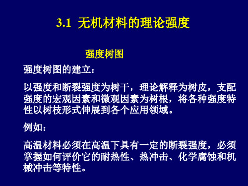 3强度3.1-无机材料物理性能