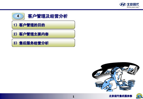 客户管理及经营分析-北京现代
