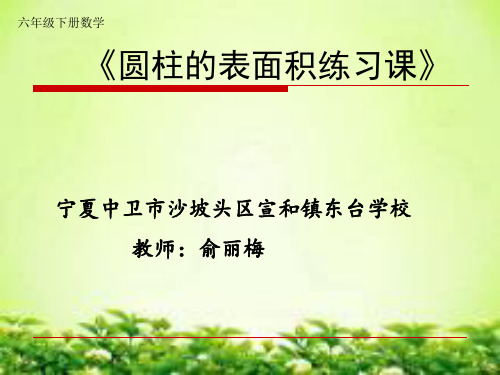 3.3课圆柱的表面积二