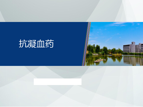 抗凝血药药理学