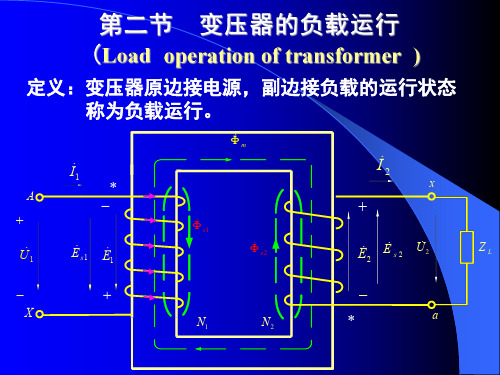 第02章变压器的运行分析(2)—负载运行