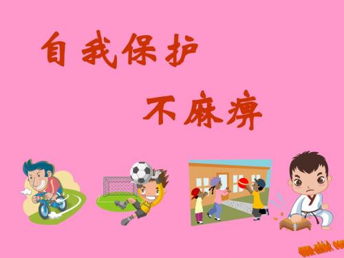 第二单元第3课《自我保护不麻痹》