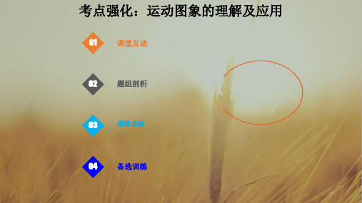 2019版总复习高中物理课件:第一章 运动的描述 匀变速直线运动的研究1-3-1-考点强化:运动图象