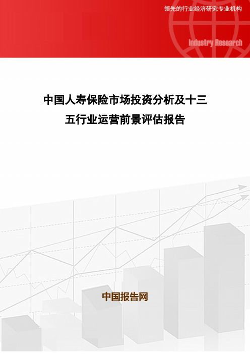 中国人寿保险市场投资分析及十三五行业运营前景评估报告