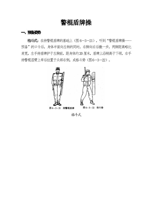 警棍盾牌操图文教材