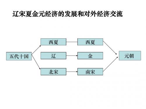 五代十国辽宋夏金元经济