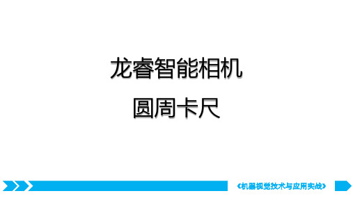 机器视觉技术与应用实战-视觉工具(三)圆周卡尺和直线卡尺