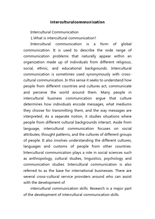 interculturalcommunication