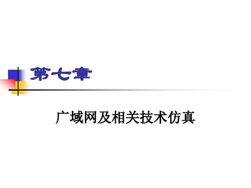 《计算机网络仿真技术》第七章