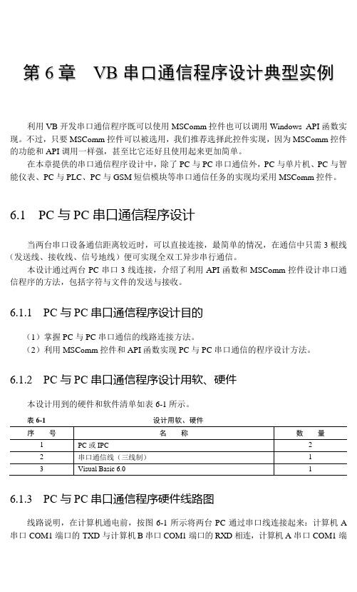 vb的MSCOMM控件