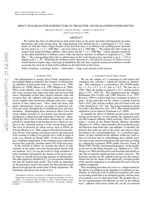 Impact of Dark Matter Substructure on the Matter and Weak Lensing Power Spectra