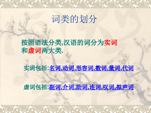 词性名词动词形容词